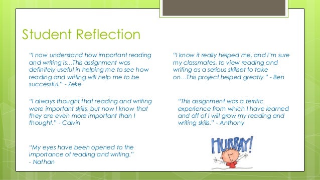 A Reflection On My Writing Reading Reflecting And Research - 