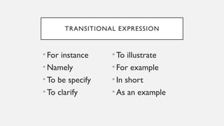 patterns of development in writing across discipline | PPTX