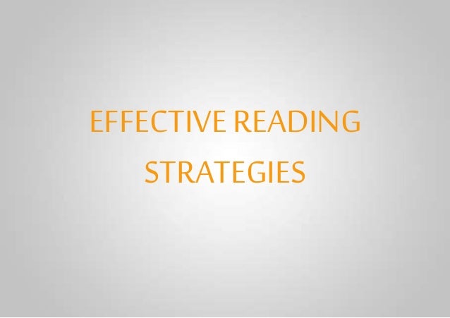 Options strategies for successful reading and writing