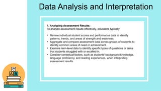 Reading assessment PPT to assess the students' reading achievement | PPTX
