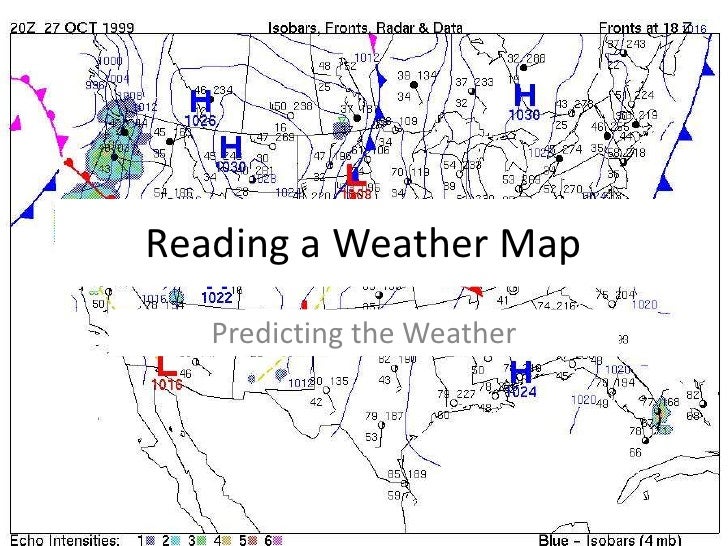 Reading A Weather Map Station Model