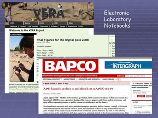 Electronic Laboratory Notebooks 