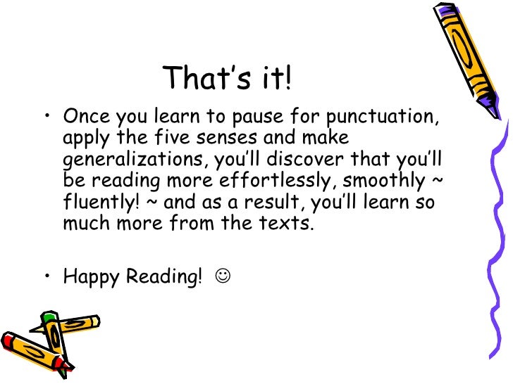 Reading carefully presentation