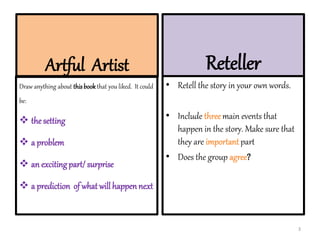 How I Introduce Literature Circles (Book Clubs) | PPT