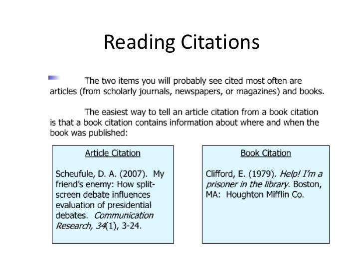 Do text citations book report