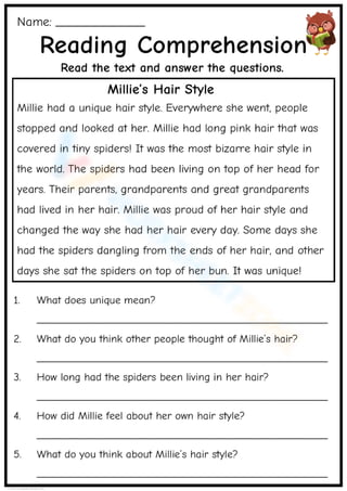 Reading Comprehension Milles Hair Style.pdf