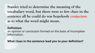 Enhancing Vocabulary and Comprehension Through Context Clues and ...