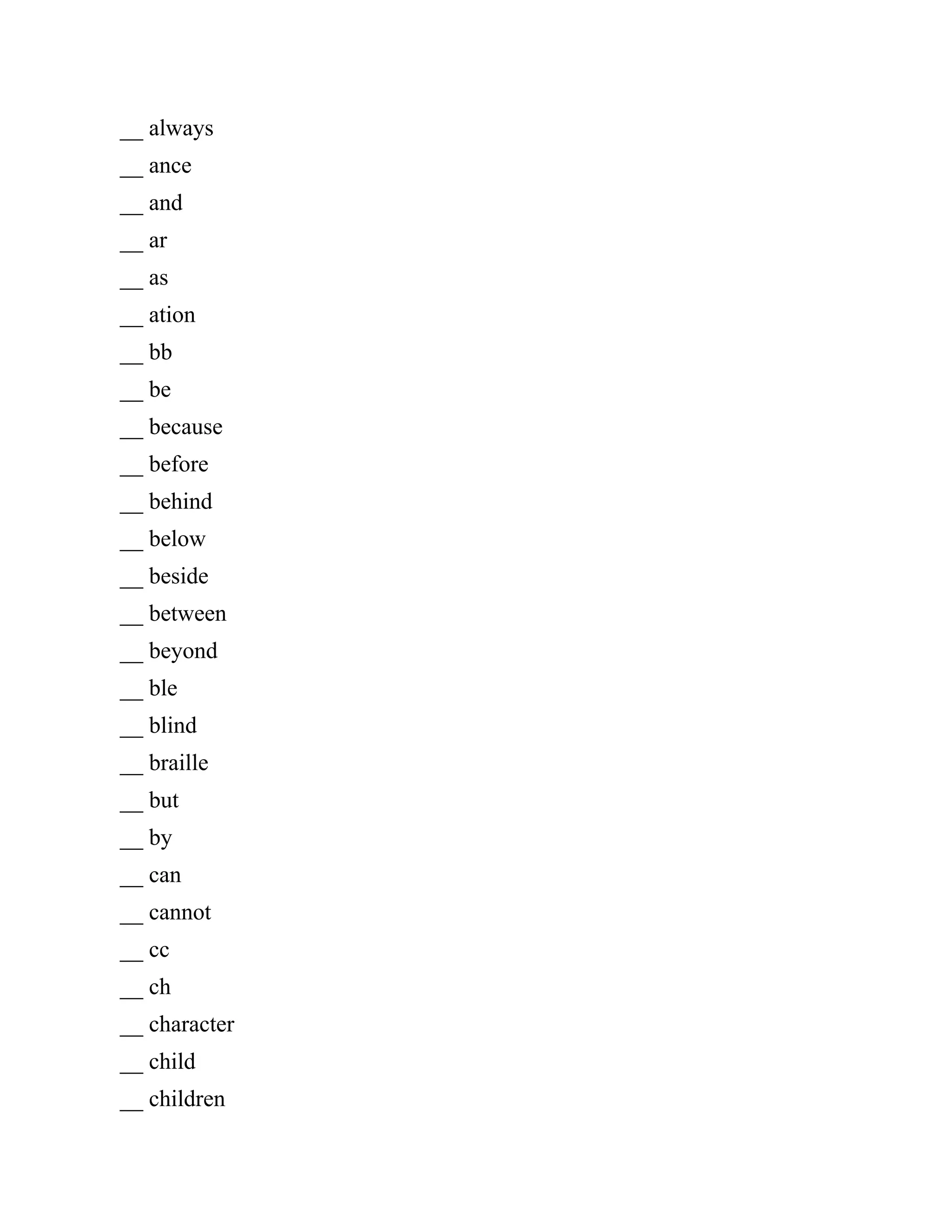 Reading Connections Strategies for Teaching Students with Visual Impairments