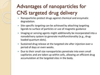 Targeted Drug Delivery to CNS using Nanoparticles | PPTX