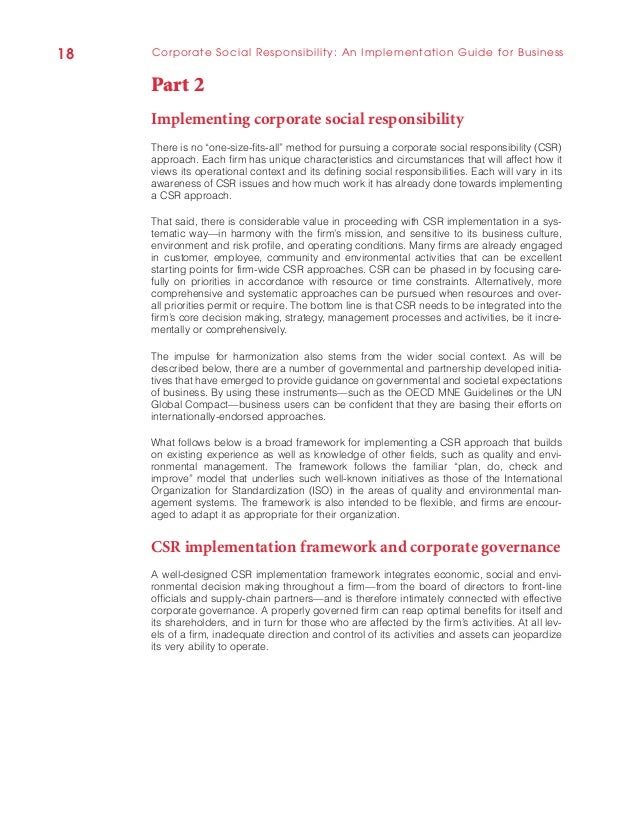 camac the social responsibility of corporations 2006 pdf