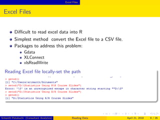 Reading data into r | PDF