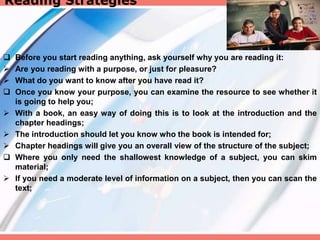 Reading & effective note taking | PPT