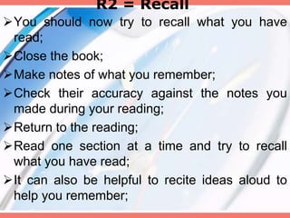 Reading & effective note taking | PPT