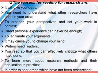 Reading & effective note taking | PPT