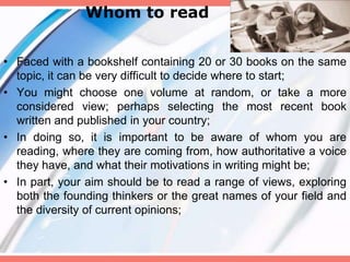 Reading & effective note taking | PPT