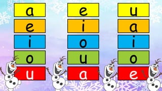 a
e
i
o
u
e
i
o
u
a
u
a
i
o
e
 