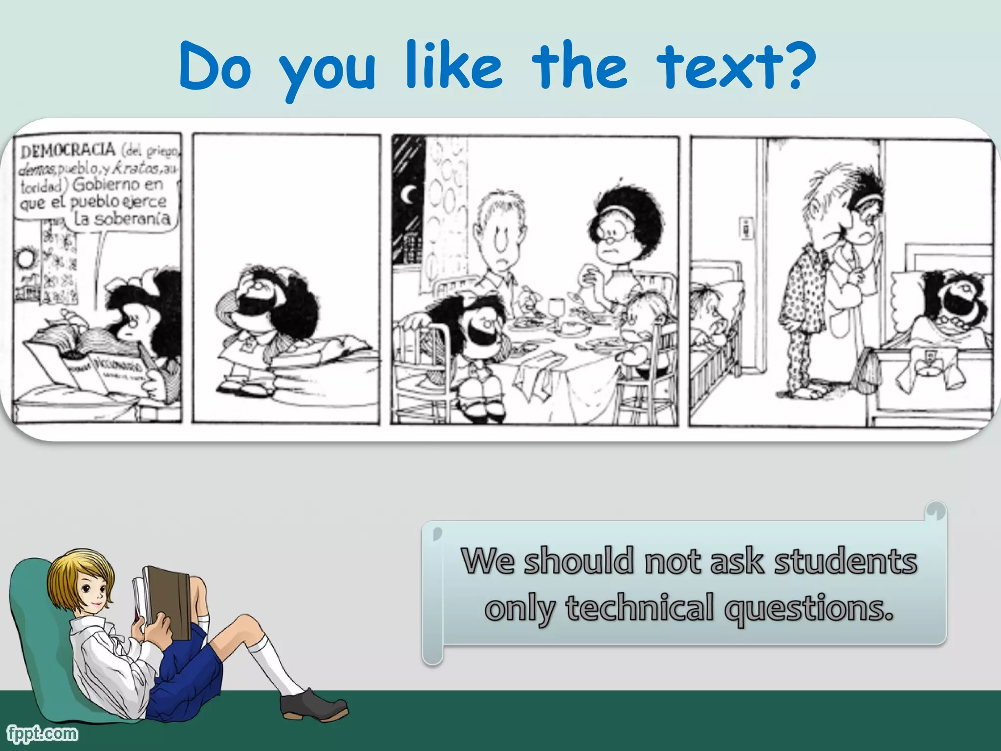 Do you like the text?

 