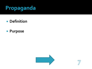 PropagandaDefinitionPurpose7