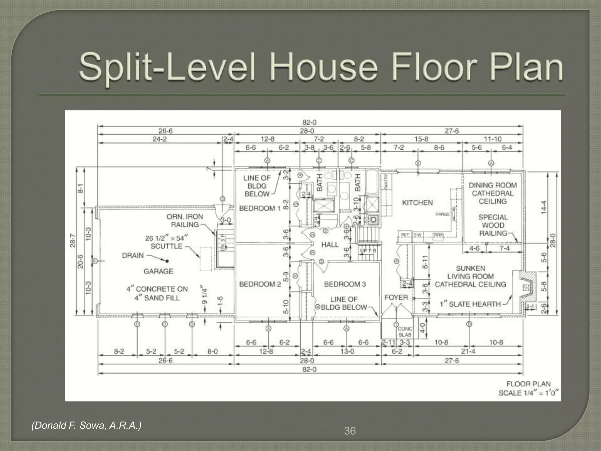 (Donald F. Sowa, A.R.A.)
                           36
 