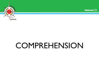 COMPREHENSION 