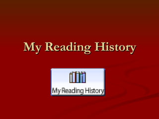 My Reading History 