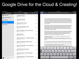 Google Drive for the Cloud & Creating!
 