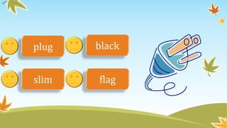 plug 
black 
slim flag 
 