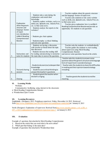 Reading lesson plan | DOCX