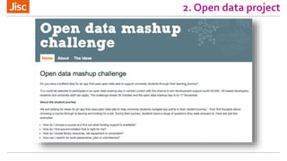 2. Open data project
 