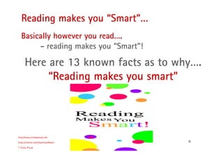 Reading makes you smart