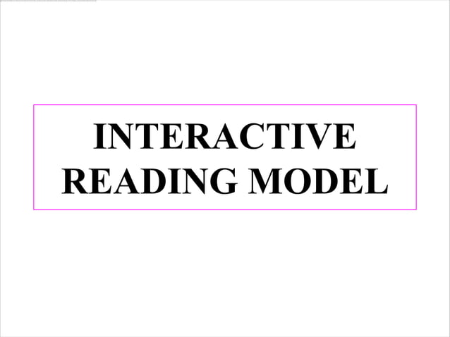 reading-models-ppt