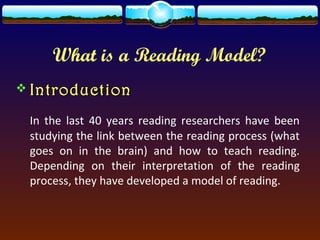 Reading Models and Schema Theory | PPT