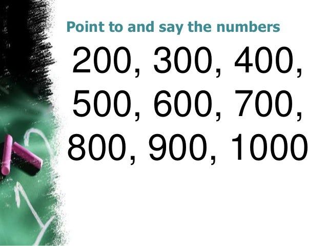 Reading Numbers 5