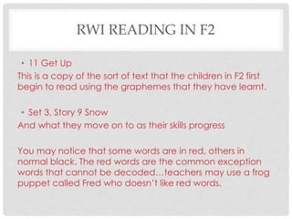 Reading Phonics Meeting | PPT