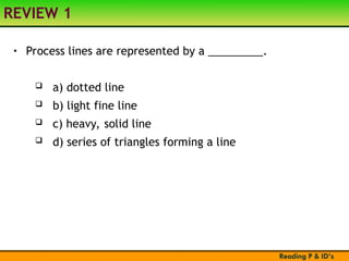 Reading P&ID's of any process in industry.ppt