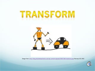 Image from: http://blog.afoolishmanifesto.com/wp-content/uploads/2007/08/transform.png February 25, 2012
 