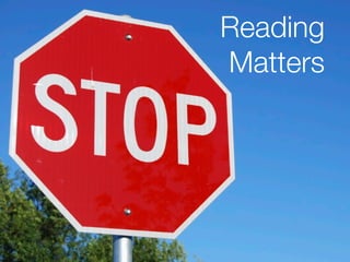 Reading
Matters
 