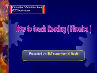 Farwaniya Educational Area
ELT Supervision
Presented by: ELT supervisor M. Nagib
 