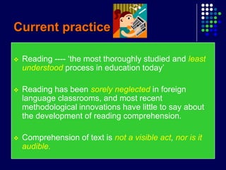 Reading Process From Understanding To Teaching