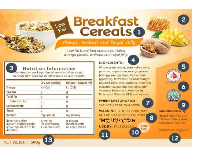 Read labels and packaging