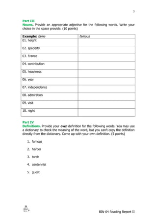 Reading report 3 | DOC