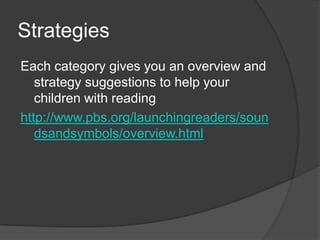 Reading Rockets Target The Problem Chart Reading rockets | PPTX