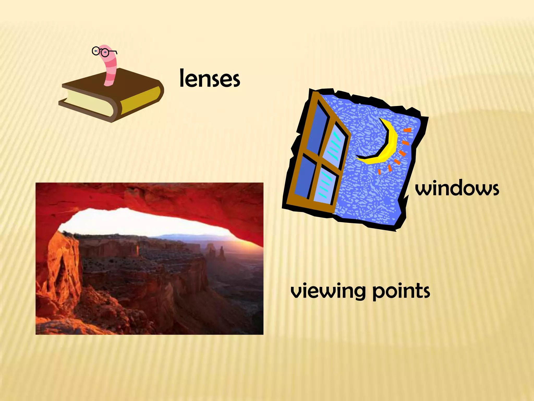 lenses windows viewing points 