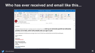 @DanielCartland
Who has ever received and email like this...
 