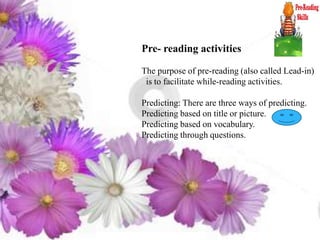 Predm Reading Reading skill | PPTX
