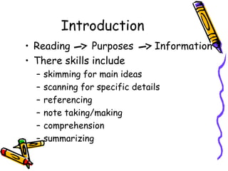 Reading skills | PPT