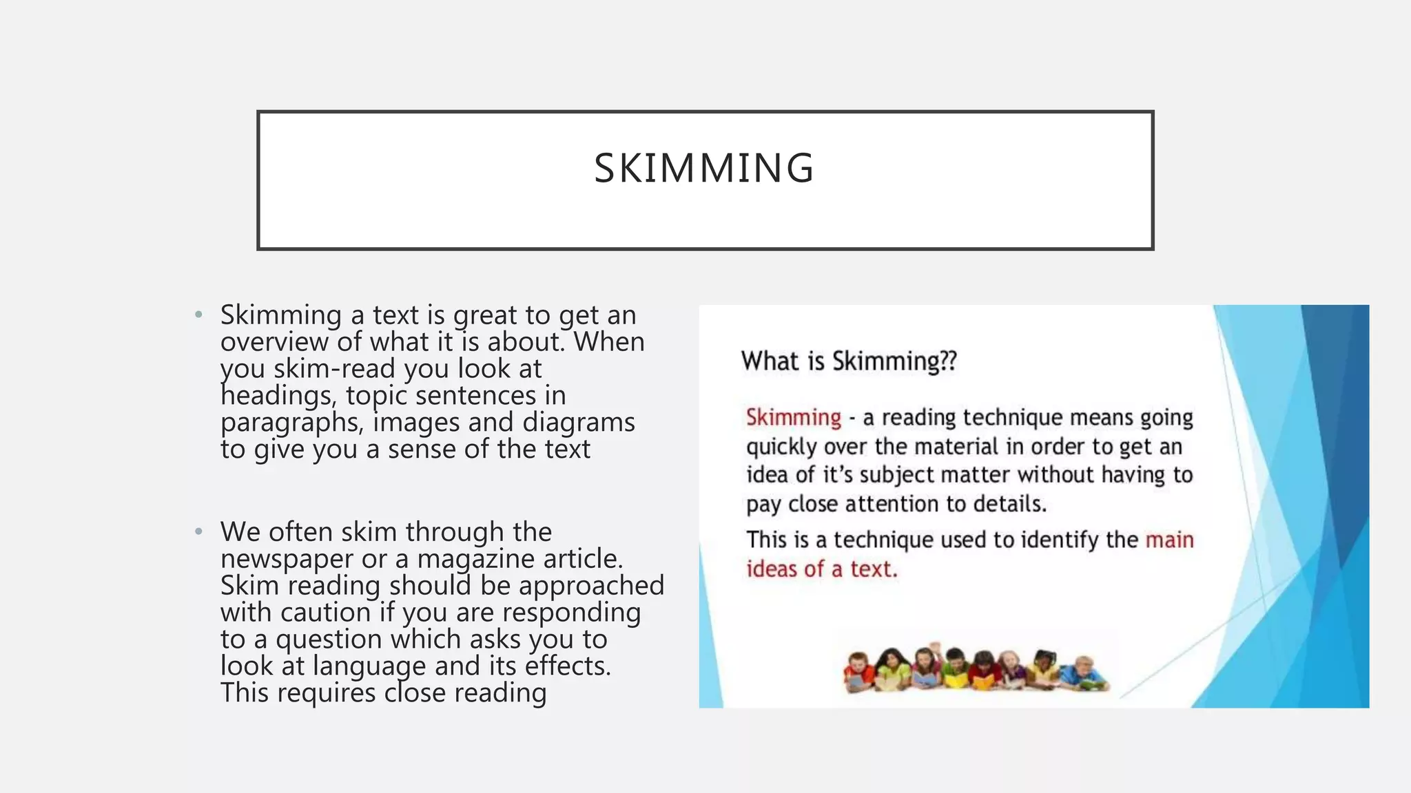 Reading skills | PPTX