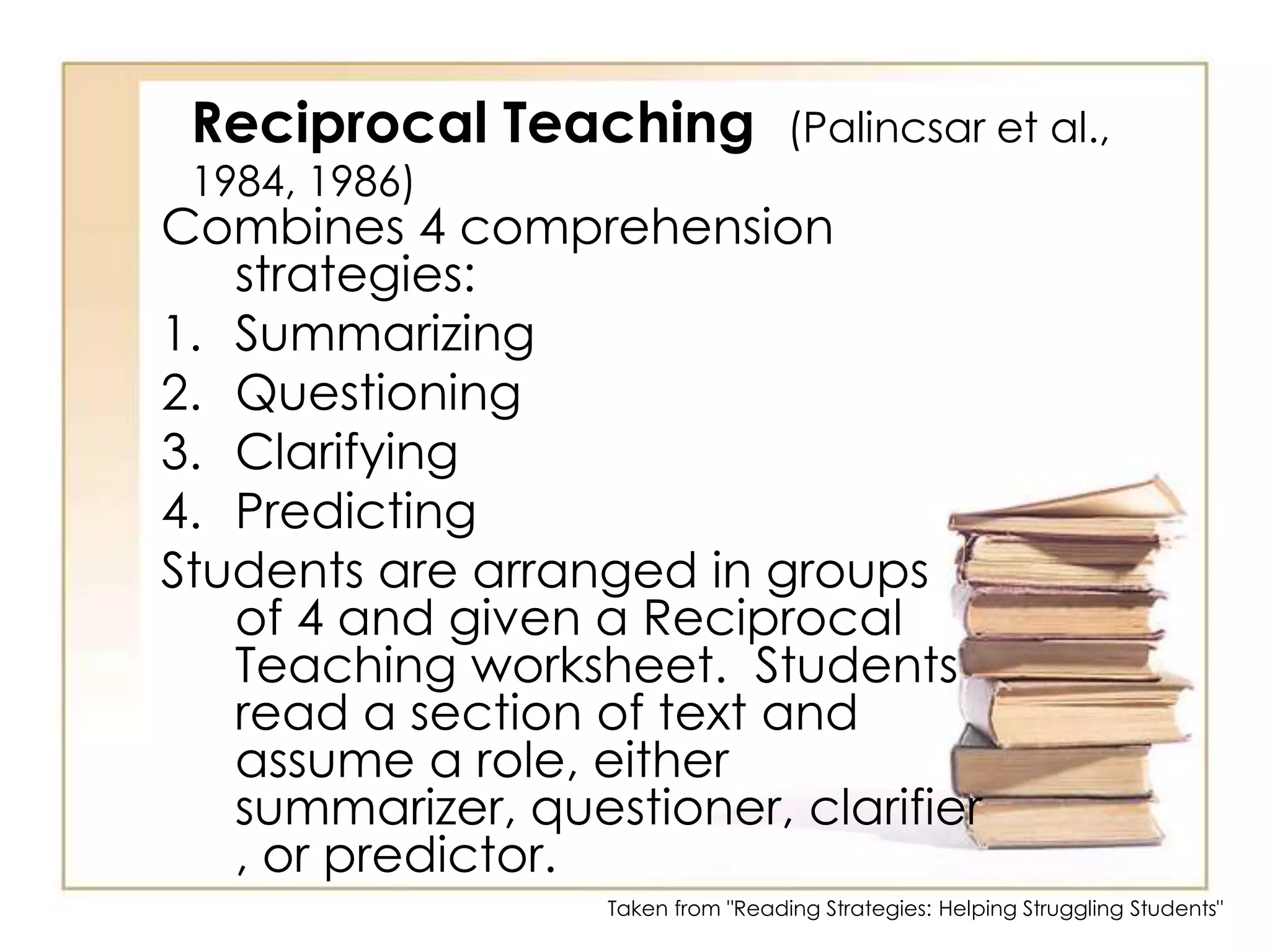 Column Notes(Dr. Sharon H. Faber, 2006, based on Cornell Note Taking System)Change column headings     to fit objectives/materialBest for cause/effect or compare/contrast skills2-Columns – students fold paper down middle for note taking.Taken from "Reading Strategies: Helping Struggling Students"