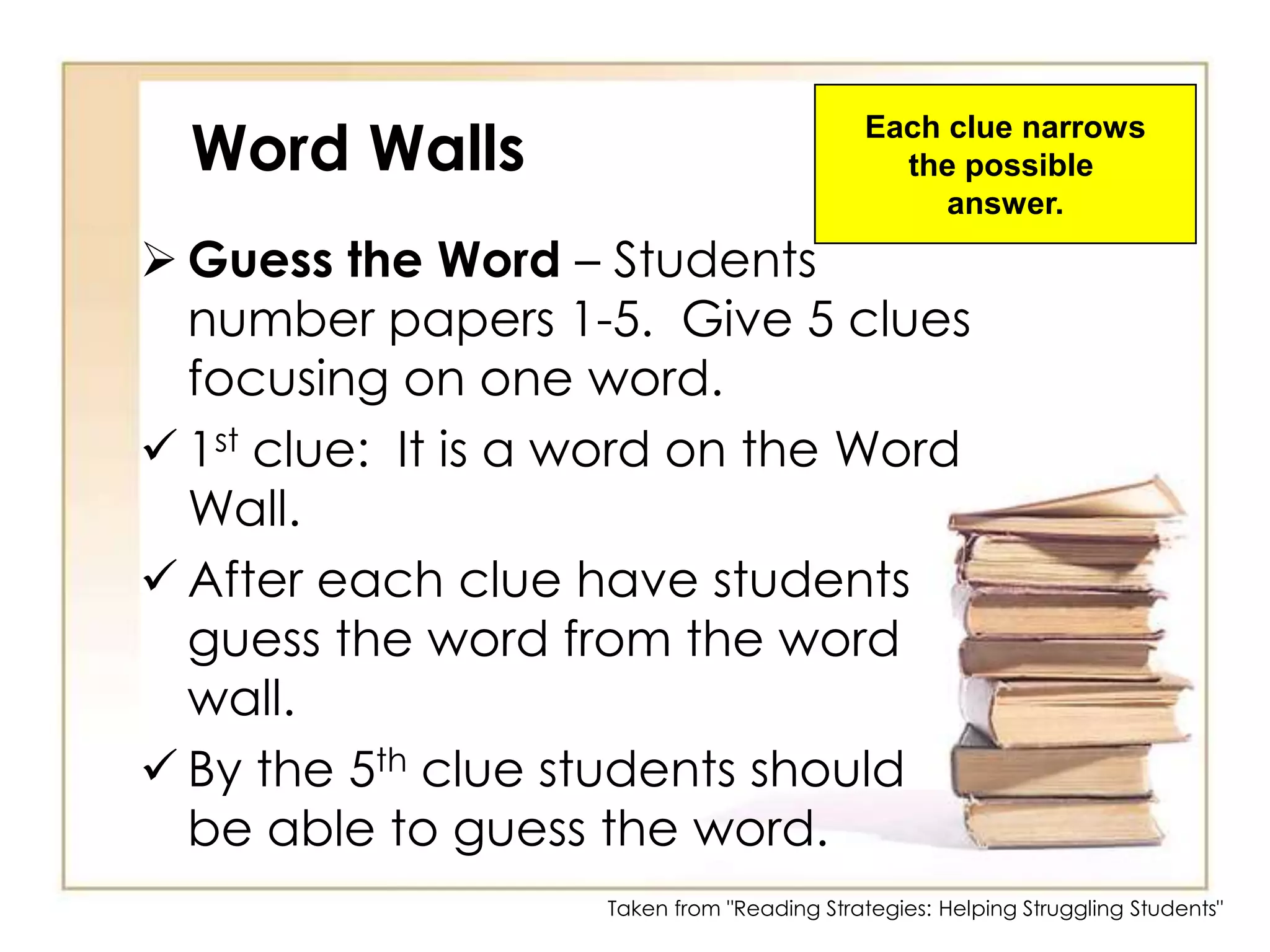 Include essential words