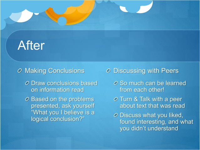 Reading Strategies - Before, During, & After | PPT